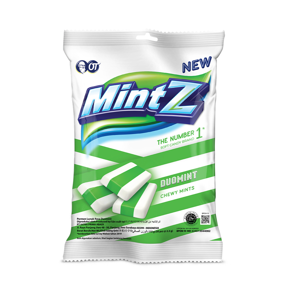 

MINTZ CM DUOMINT 103.5G (ISI 50 PCS X 2,1 GRAM)