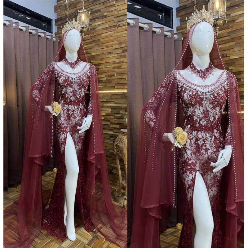 KEBAYA AKAD BEREKOR MODERN//KEBAYA BEREKOR FULL PAYET//KEBAYA MEWAH//BAJU