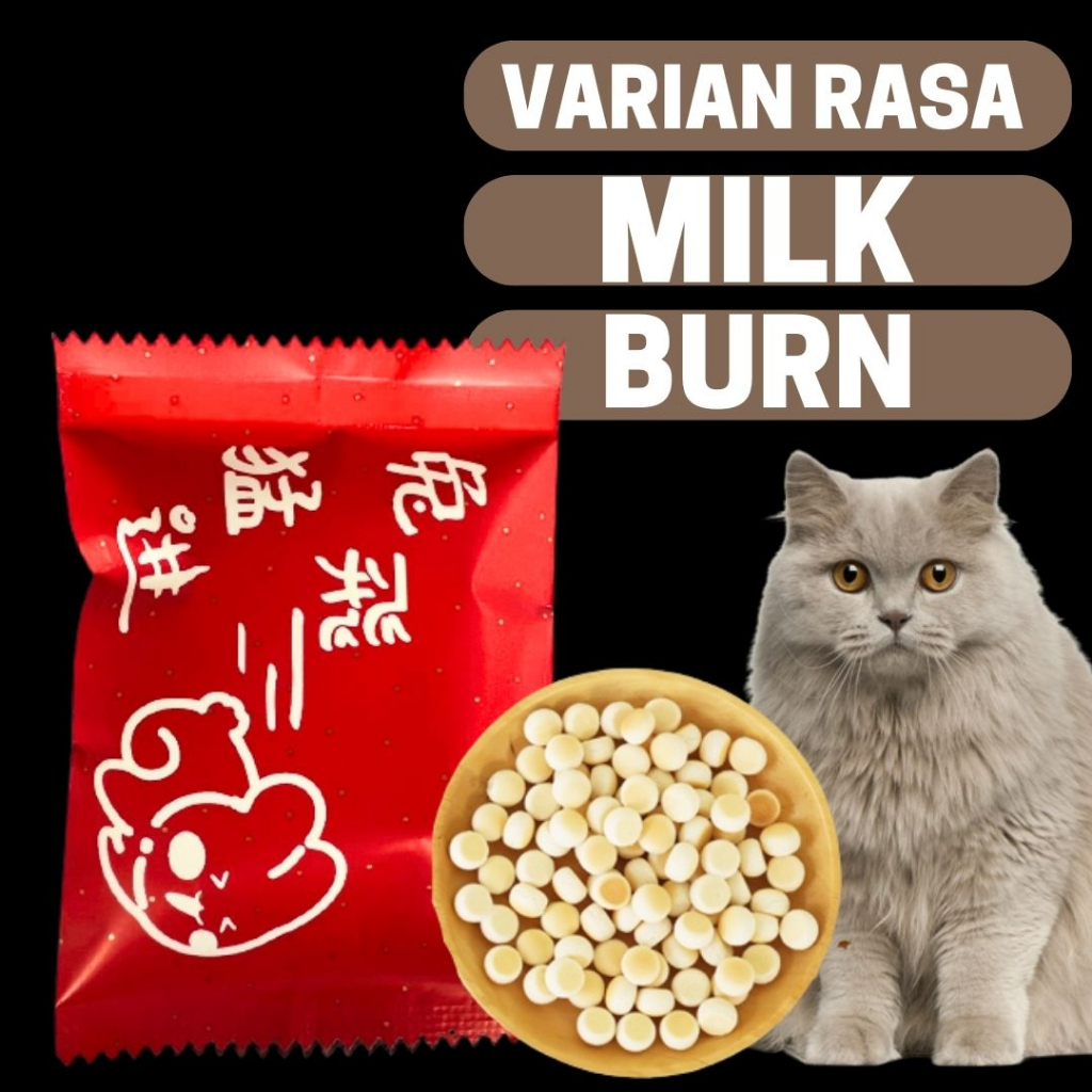 Makanan Kucing Snack Cemilan Susu BurnMilk FEFARM