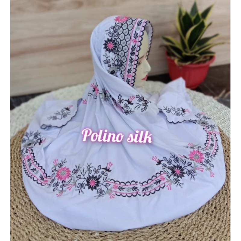 Mukena Terusan Dewasa Polino Silk