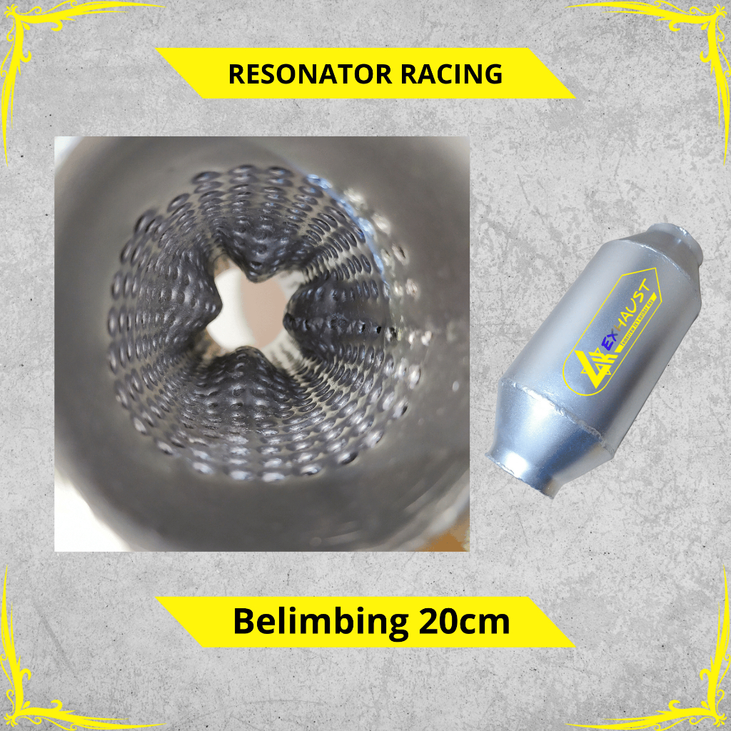 Tabung katalis knalpot mobil standar racing