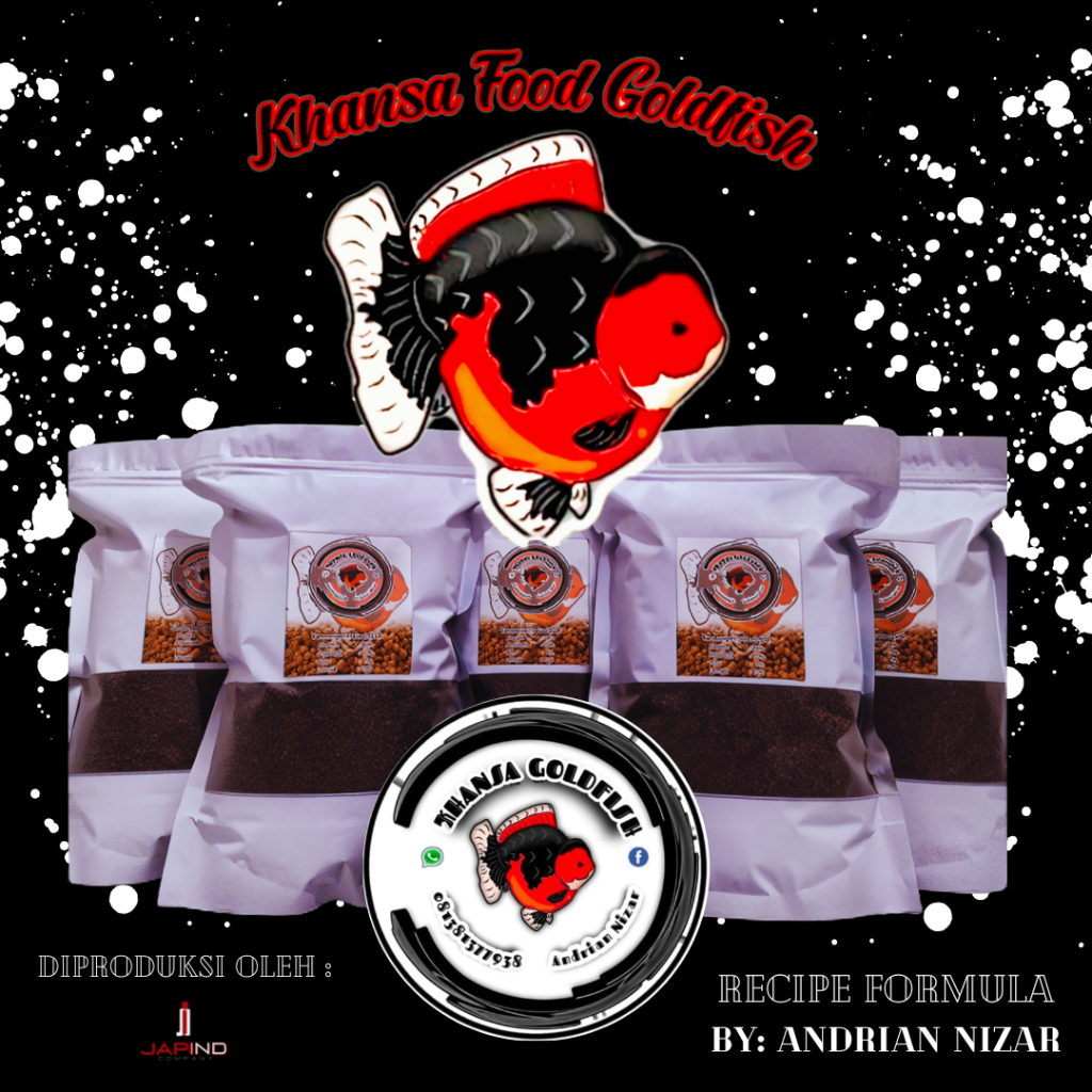 Pelet/Pakan Ikan Koki/Goldfish Khansa Goldfish (KGF) & Extream (KGF X Thamago)