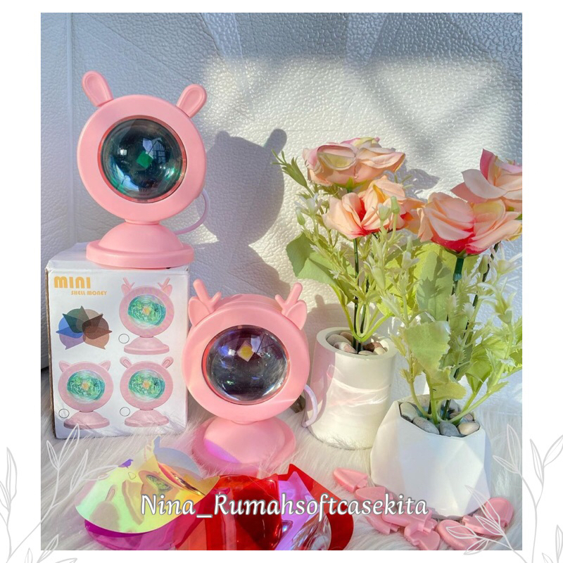 LAMPU SUNSET AESTHETIC CAT SUNSET RAINBOW LED PROJEKTOR