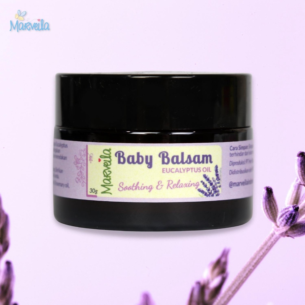 Marveila Baby Balsam Balsem Bayi dengan Eucalyptus &amp; Lavender