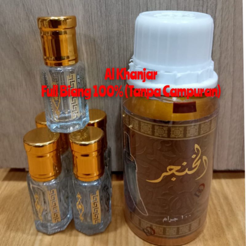 Minyak wangi Biang Ameer Al Oud , Oud Bokiyah, Al Khanjar Gaharu 6ml