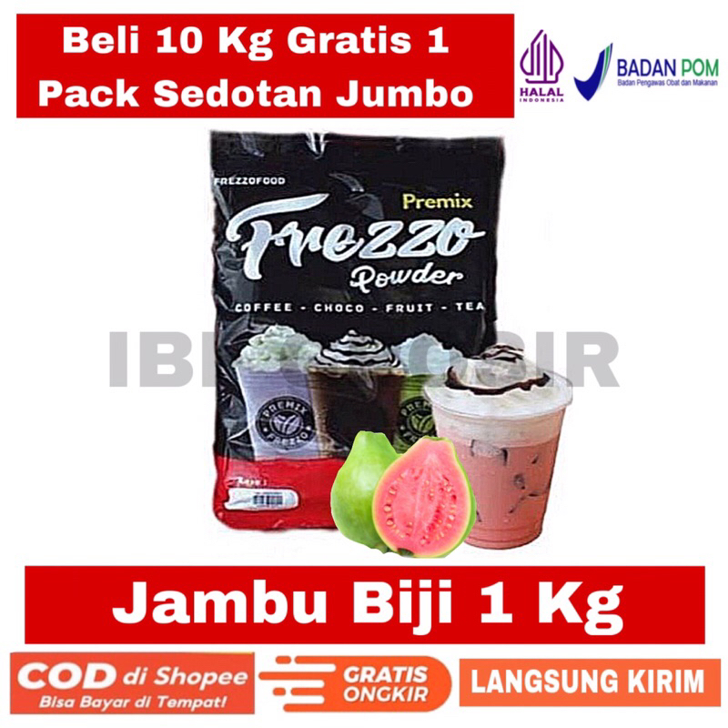 

Frezzo Bubuk Minuman Jambu Biji 1Kg powder Drink Grosir Minuman Es pinggir jalan