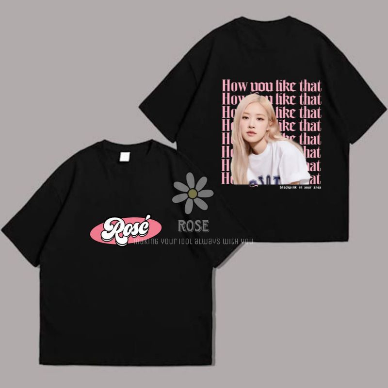 kaos Rose blackpink