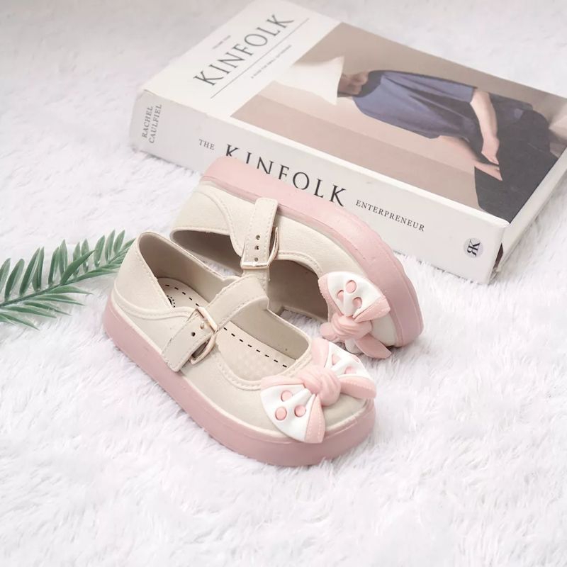 Sepatu Anak Wanita Pita Sepatu Karet Perempuan Anak Motif Pita Sepatu Karet Best Seller