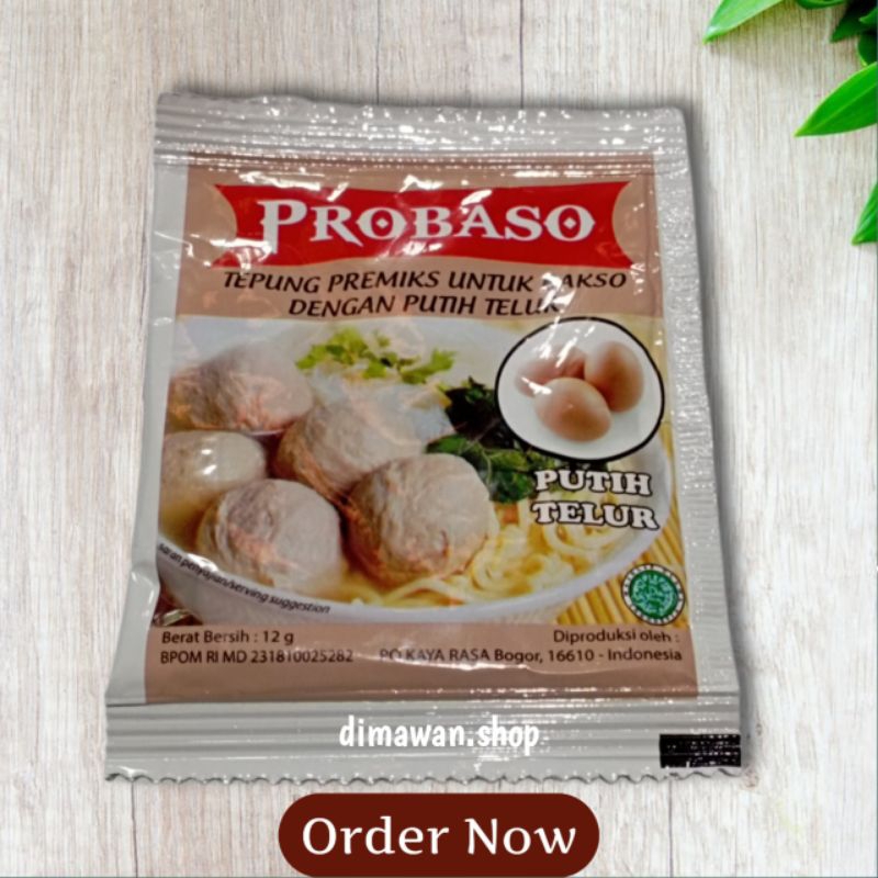 

PROBASO Tepung untuk bakso dengan putih telur 12 gram