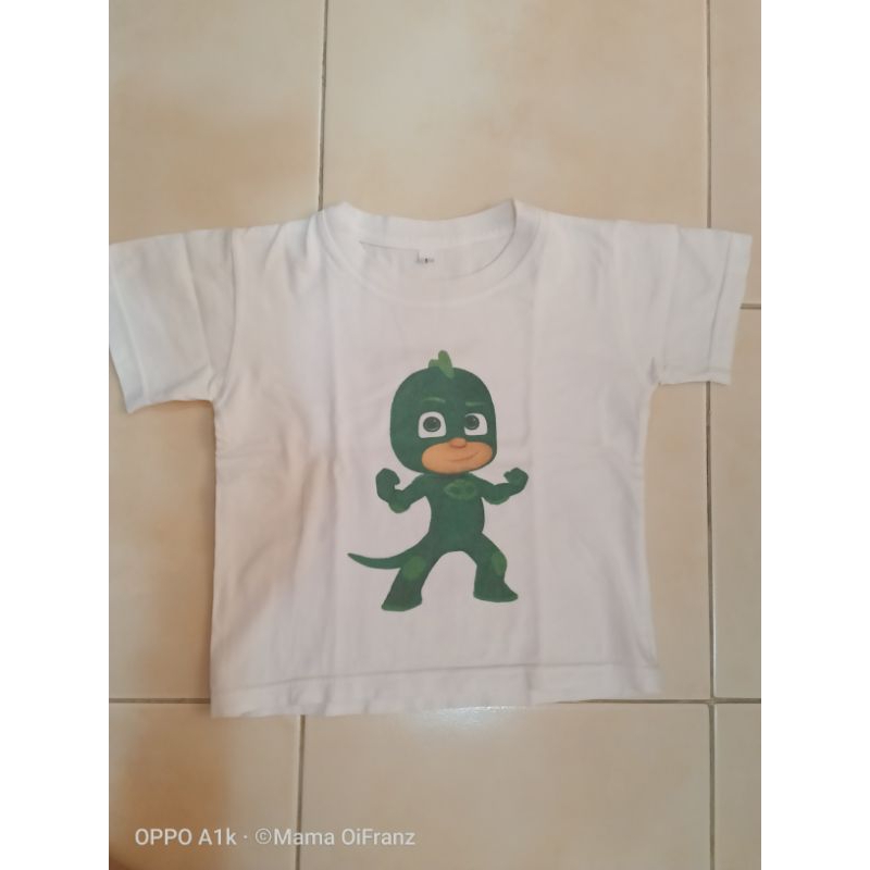 kaos gecko PJ mask preloved