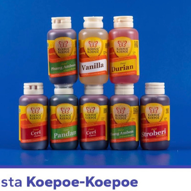 

pasta / perisa koepoe koepoe 60 ml pandan / pisang ambon / vanila