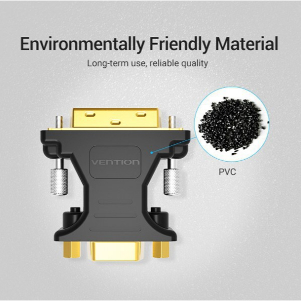 Vention Adapter Converter DVI Female to VGA Male Monitor Komputer