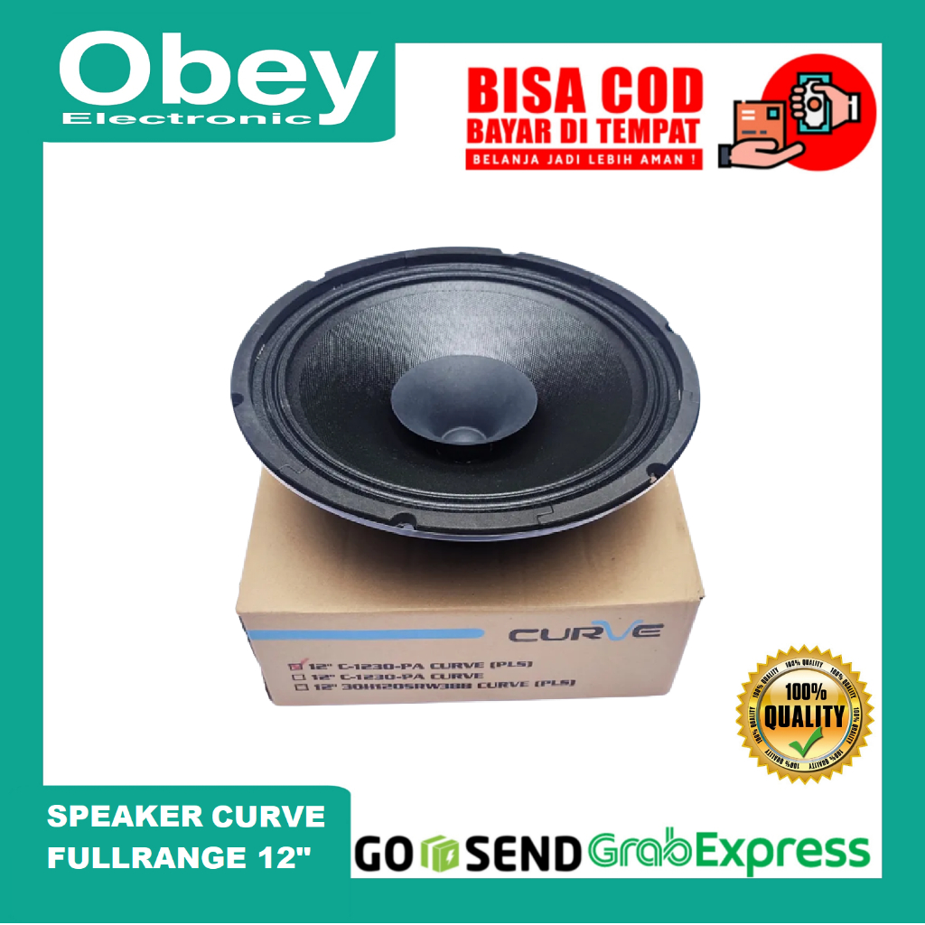 SPEAKER CURVE FULL RANGE 12 INCH 1230 PLS