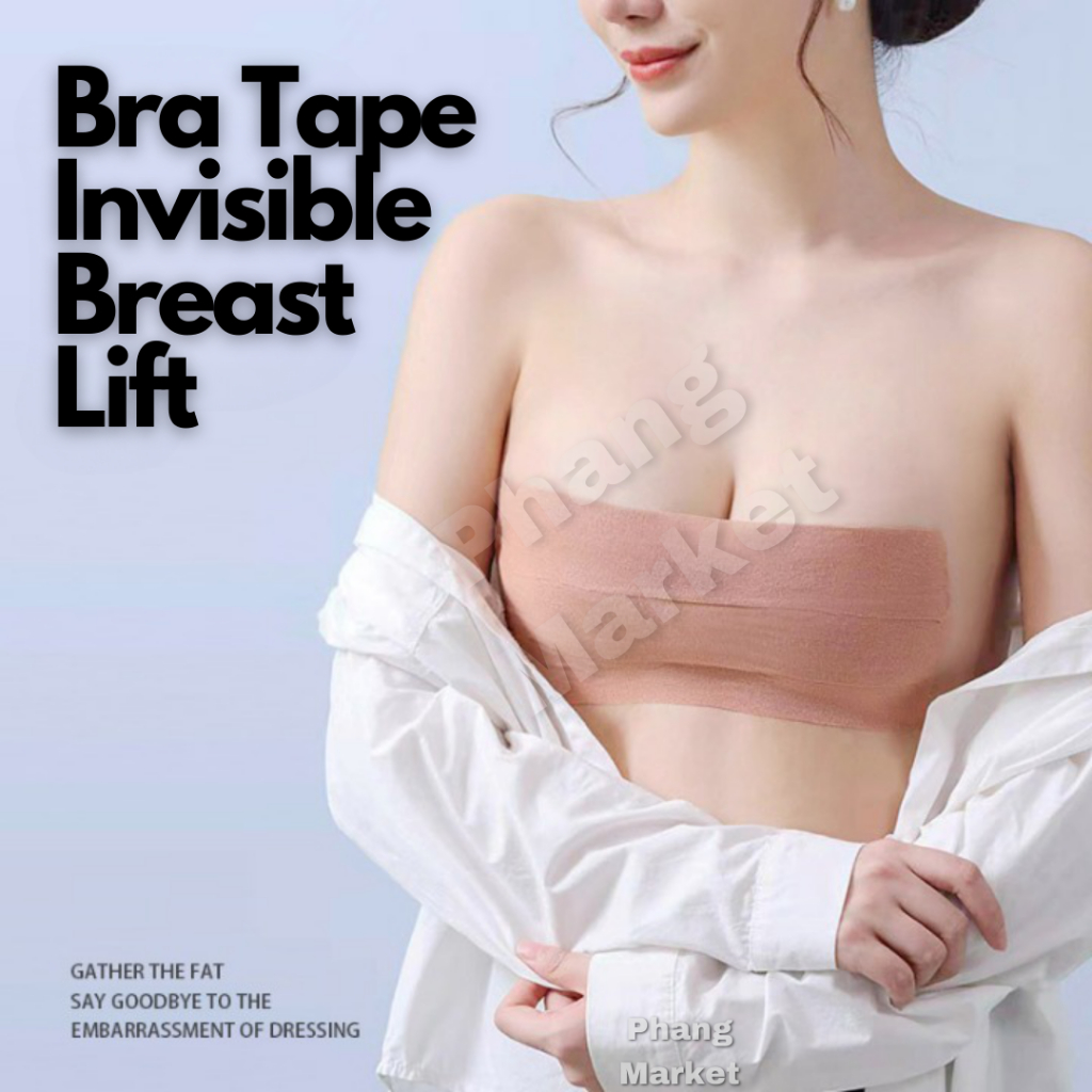 Bra Body Tape Kit Invisible Breast Lift Push Up Selotip BH