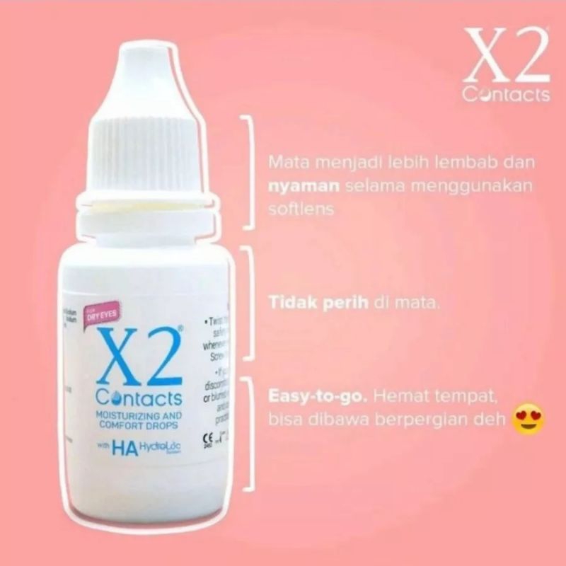 Tetes Mata Soflens X2 Contacts 15 ml Eye Drops