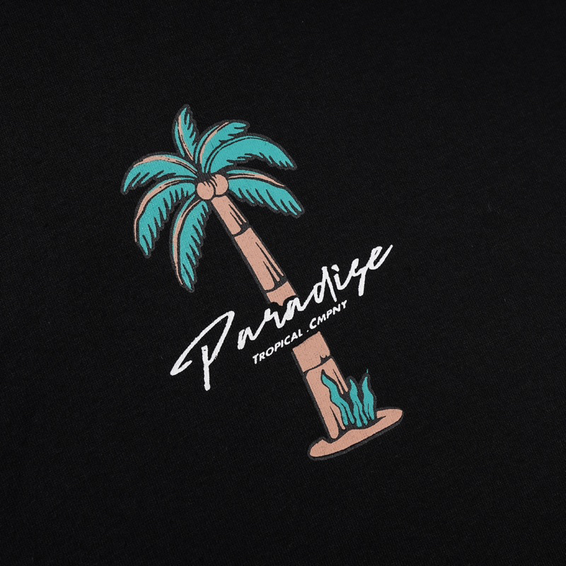 [N01221] T-shirt Oversized Distro List Motif TROPICAL CMPNY