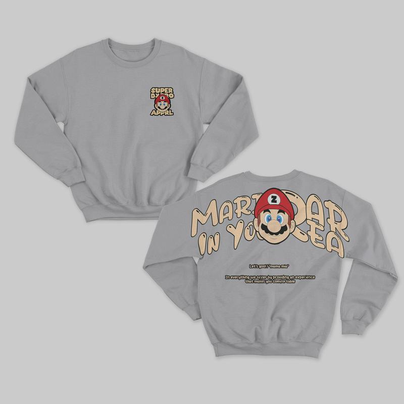 SWEATER CREWNECK SUPER MARIO IN AREA