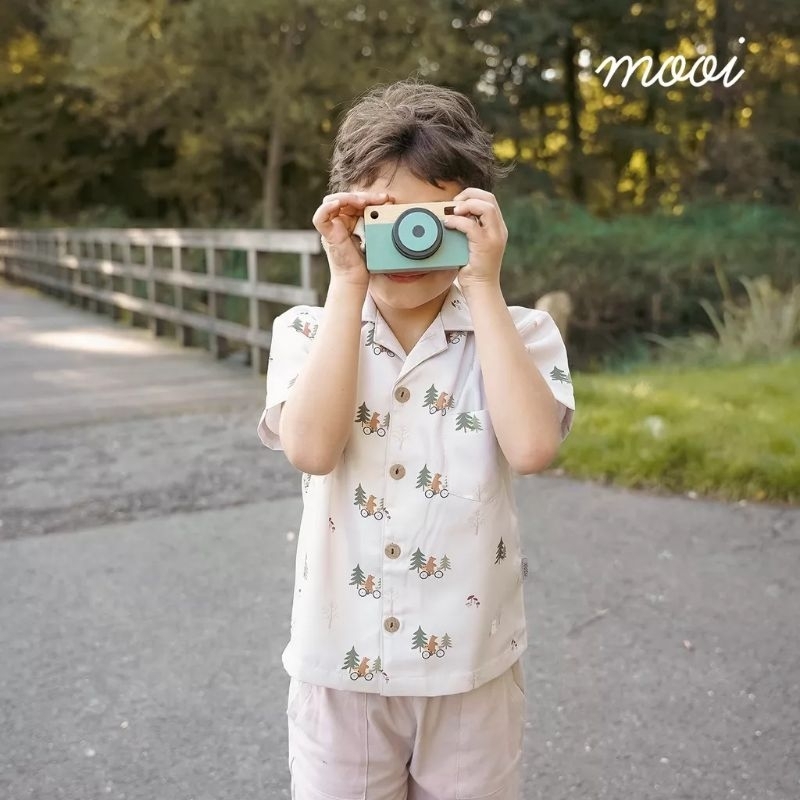 Mooi Printed Shirt Set/Stelan Anak Cowo