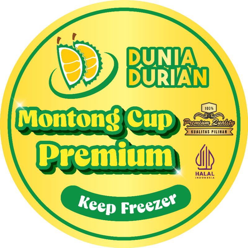 

Montong Cup Premium - Dunia Durian 100 Gram