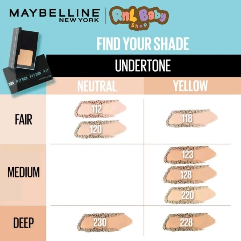 Maybelline Fit Me Matte + Poreless 24 Hour Oil Control Powder Foundation