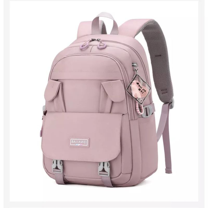 Tas Ransel Wanita TM30 Ransel Sekolah Siswa Menengah Anak Pertama Stylish Casual Ransel Sekolah Cute Telinga Kelinci