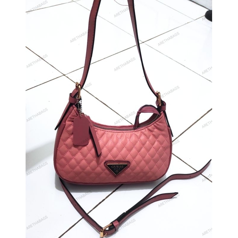 JUAL TAS BARU // GUE55 HOBO FEBIAN SCARLET TAS BAHU WANITA TAS SLEMPANG WANITA IMPORT