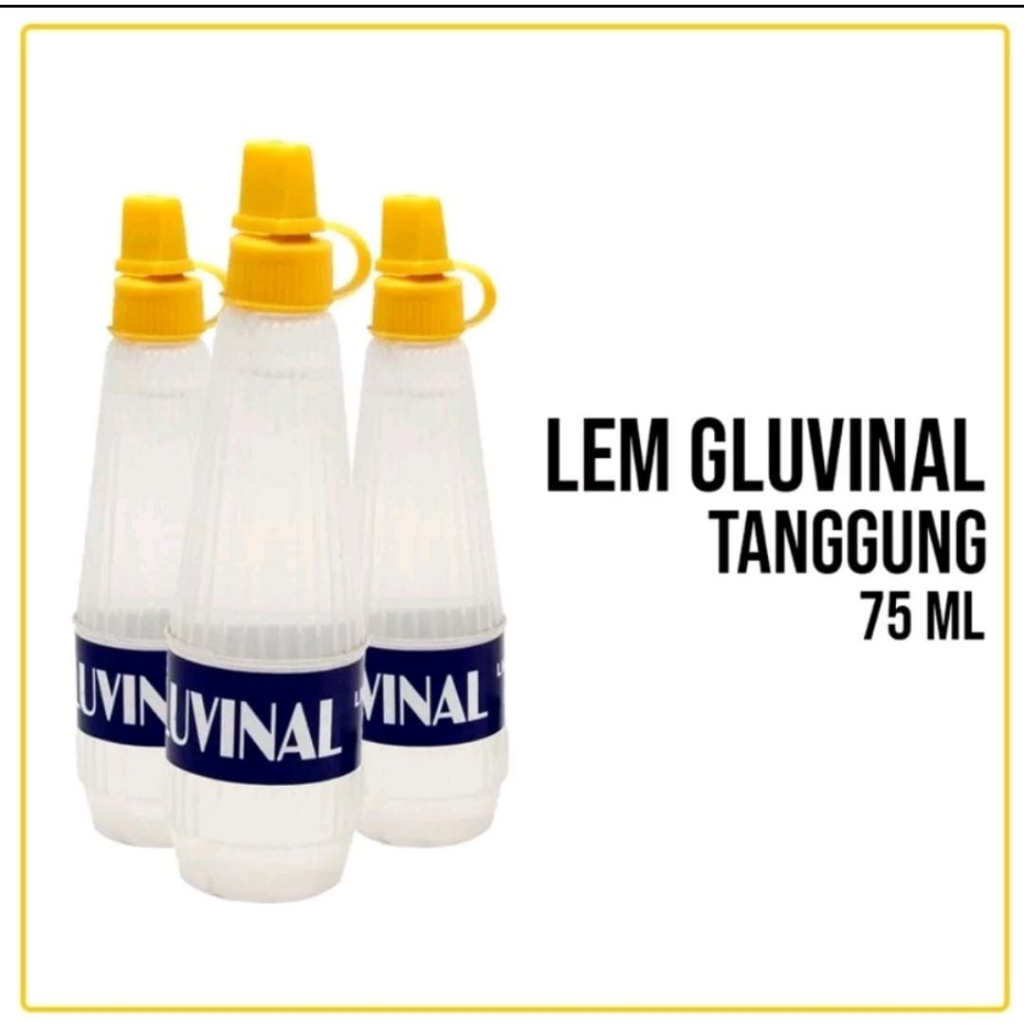 

(ECER 1 PCS) Lem Povinal / Lem Povinal Tanggung/ Lem Cair/ Glue Povinal 75ml