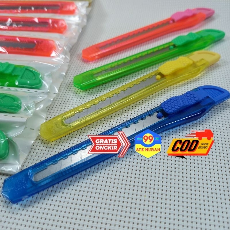 Cutter KECIL 12pcs/Cutter knife/pisau cutter
