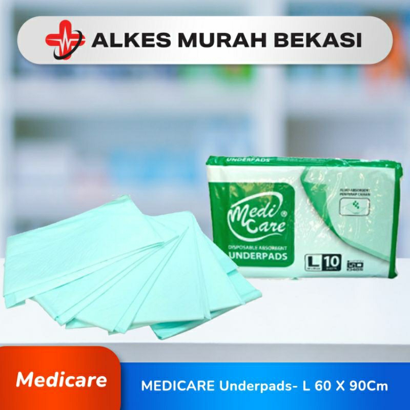 MEDICARE Underpads L 60x90cm 10lembar/box