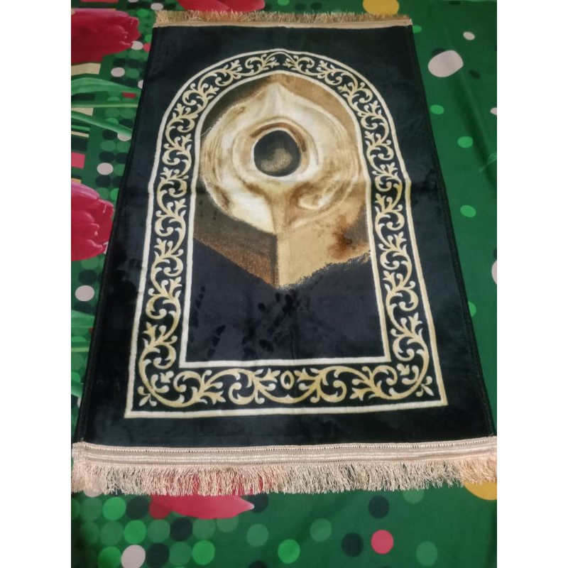 Sajadah Kiswa Busa 80×120 Sajadah jumbo Sajadah Rumbai Sajadah Premium Busa Import Quilting