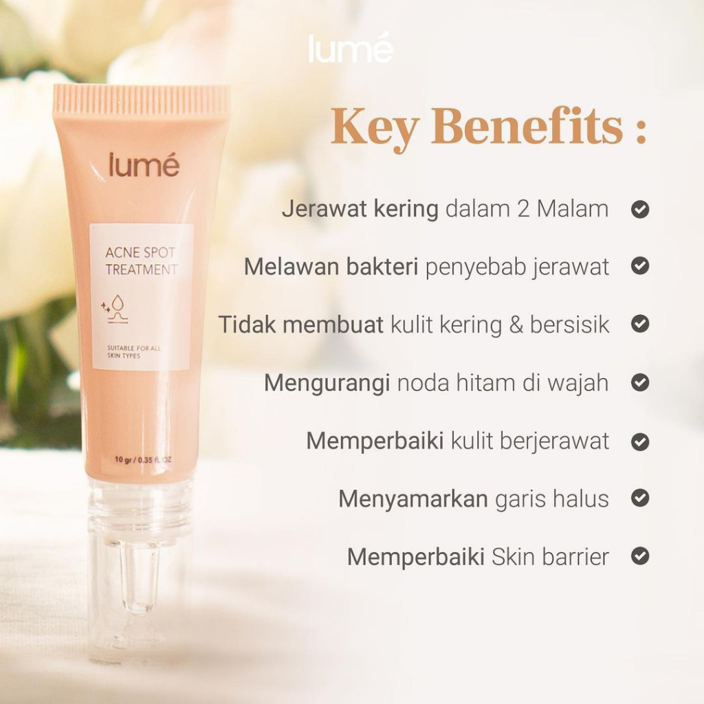 (Free Emas 24K) Paket Bundling LUME Skincare ACNE Starter Set isi 3 pcs BPOM Halal