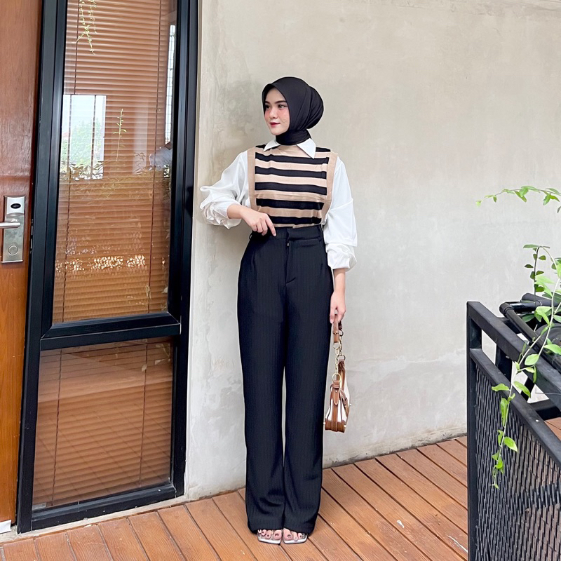 Dilla Pants | Kulot Panjang Highwaist Pants | Cutbray