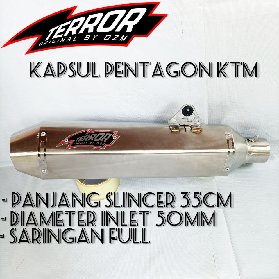 Slincer kapsul pentagon ktm series tlr sixtyday original terror exhaust