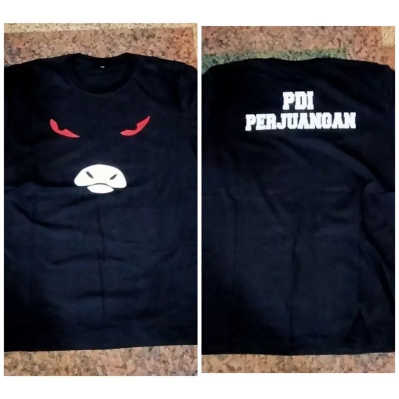 KAOS PDI PERJUANGAN MONCONG PUTIH/KAOS DISTRO/KAOS MURAH/KAOS PRIA/KAOS WANITA