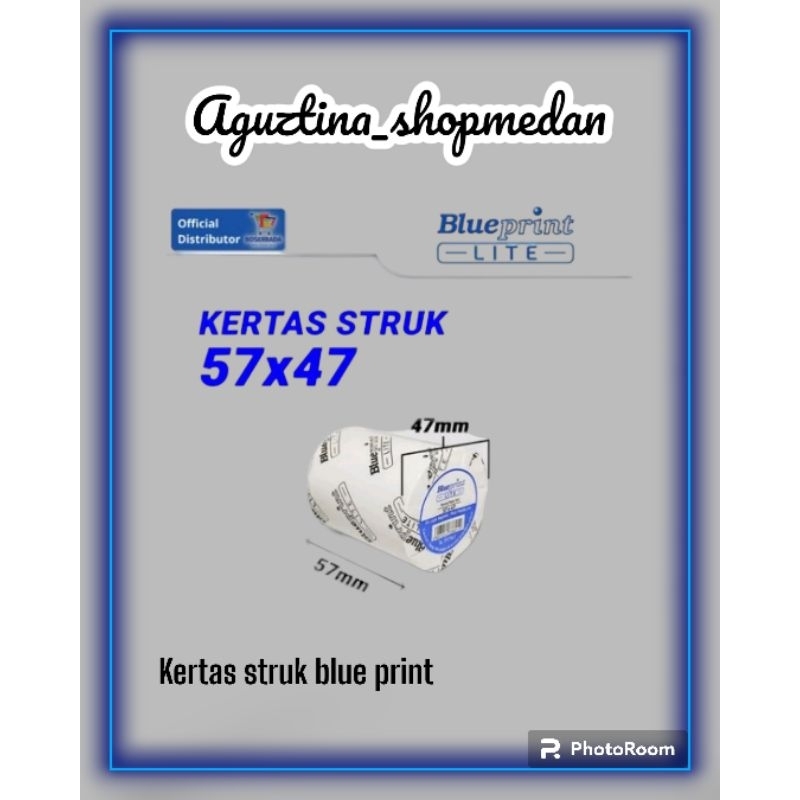 

Kertas Struk Thermal paper blueprint/kertas struk thermal blueprint 57x47 xm