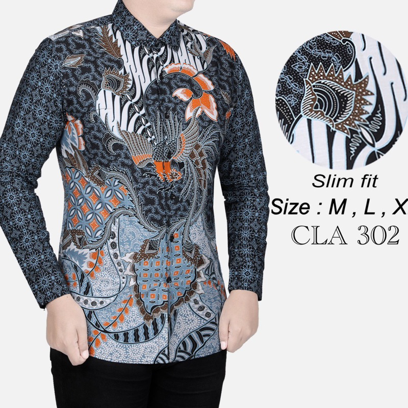 newww batik cowok premium model slimfit