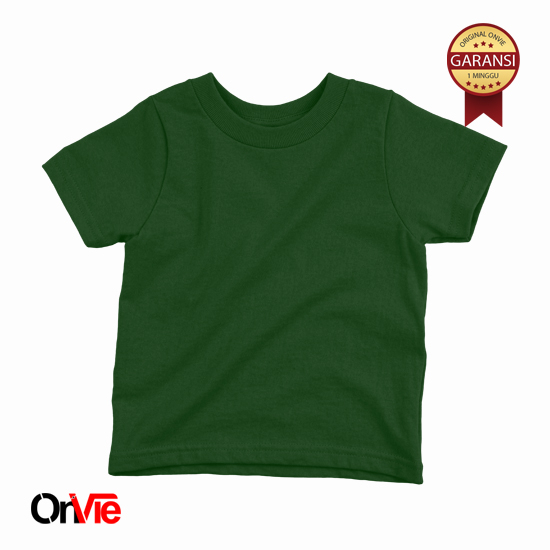 Kaos Polos Anak Polos Premium / Kaos Bayi Polos Premium 1-10 Tahun