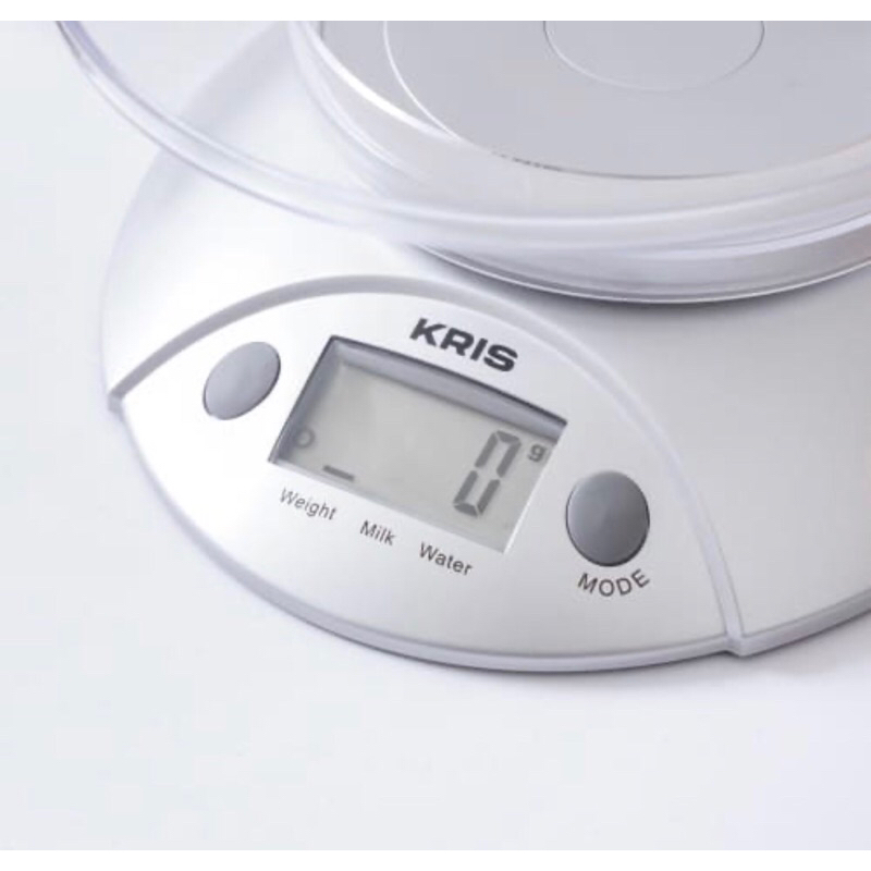 KRISCHEF TIMBANGAN BUMBU DAPUR 5KG SILVER/ACE DIGITAL KITCHEN SCALE SLV 5KG /ACE TIMBANGAN MAKANAN