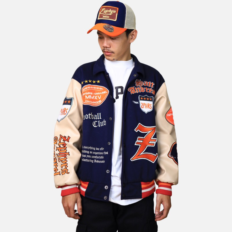 VARSITY JACKET ZEPHYRS SAN ANDREAS FULL BORDIR