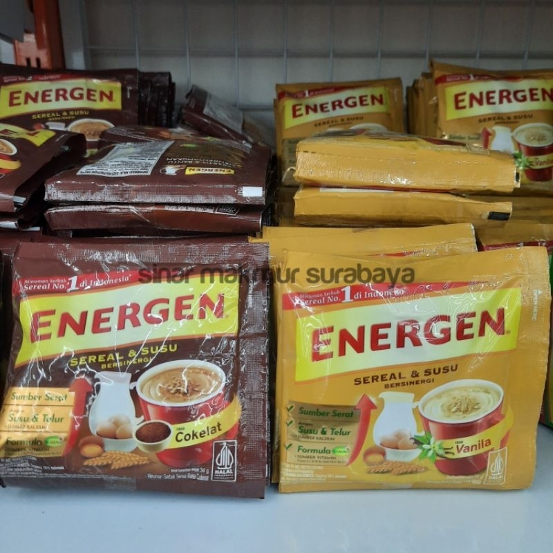 

ENERGEN Rasa Coklat Dan Vanilla isi 5