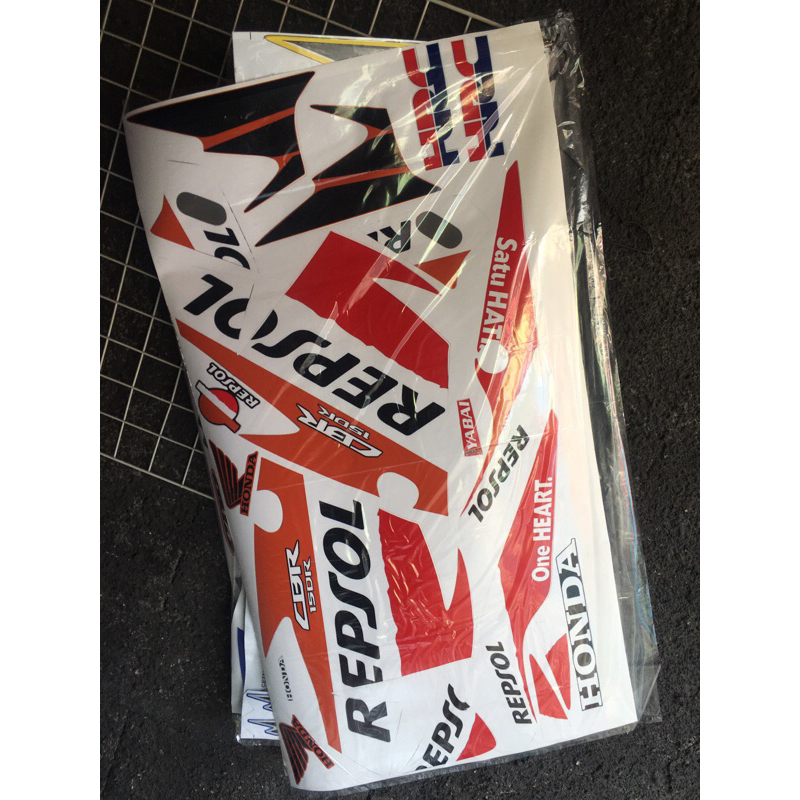 striping cbr 150 fi cbu repsol plus cutting