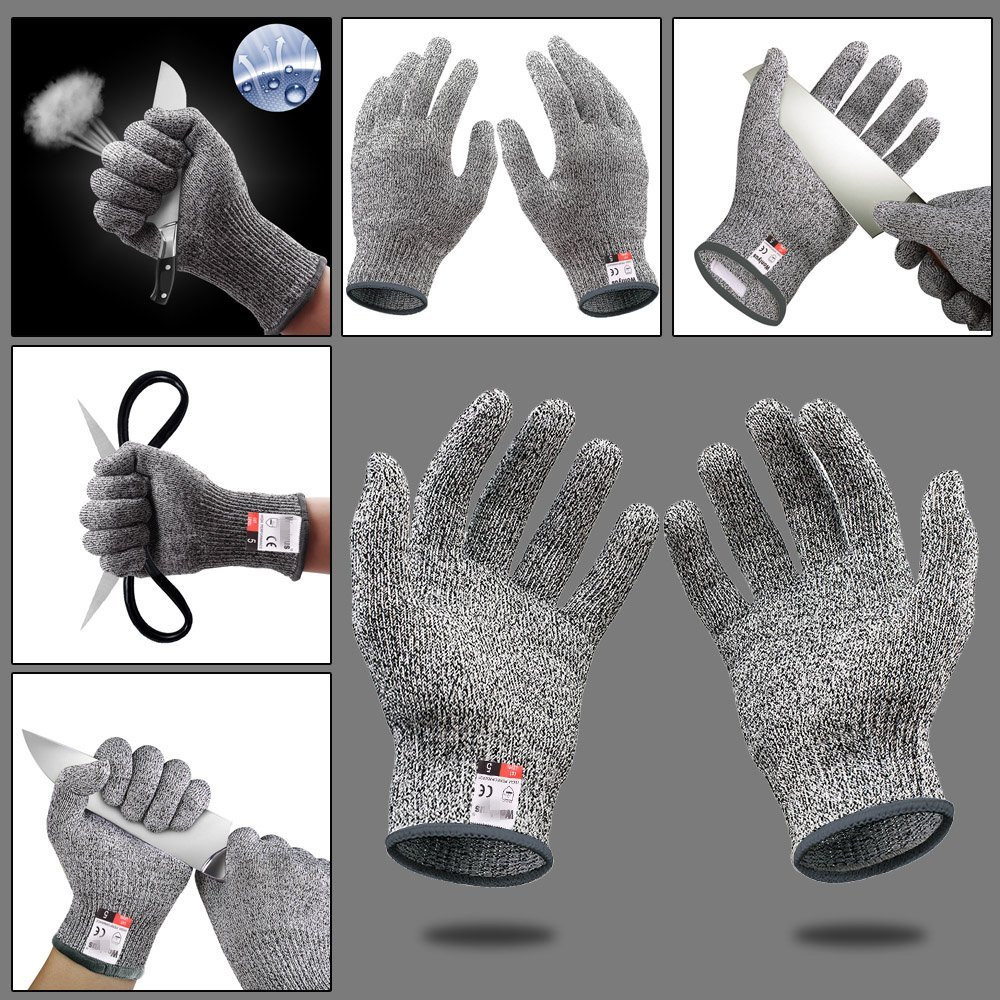 YGRETTE - ANTI CUT SAFETY GLOVE SARUNG TANGAN ANTI GORES PISAU BACOK GERINDA TABLE SAW WOODWORKING GRINDER TUKANG Clean Power Sarung Tangan Keselamatan Tahan Goresan Pisau