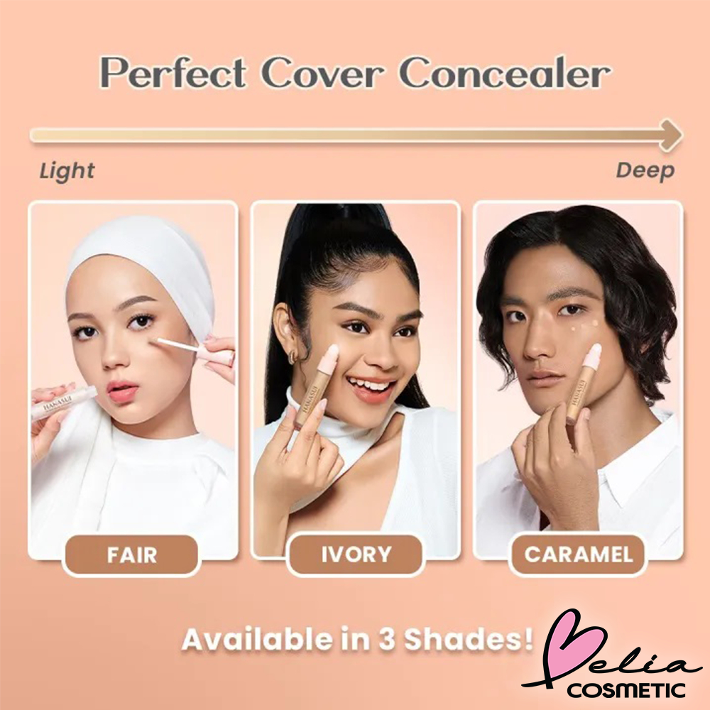 ❤ BELIA ❤ HANASUI Perfect cover concealer 4,5ml | Color Perfection | Weightless &amp; Buildable | Cover Blemish &amp; Dark Circle