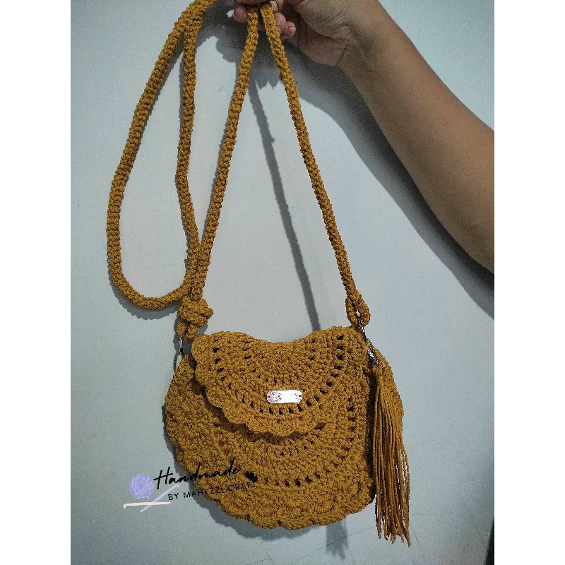 tas rajut bulat