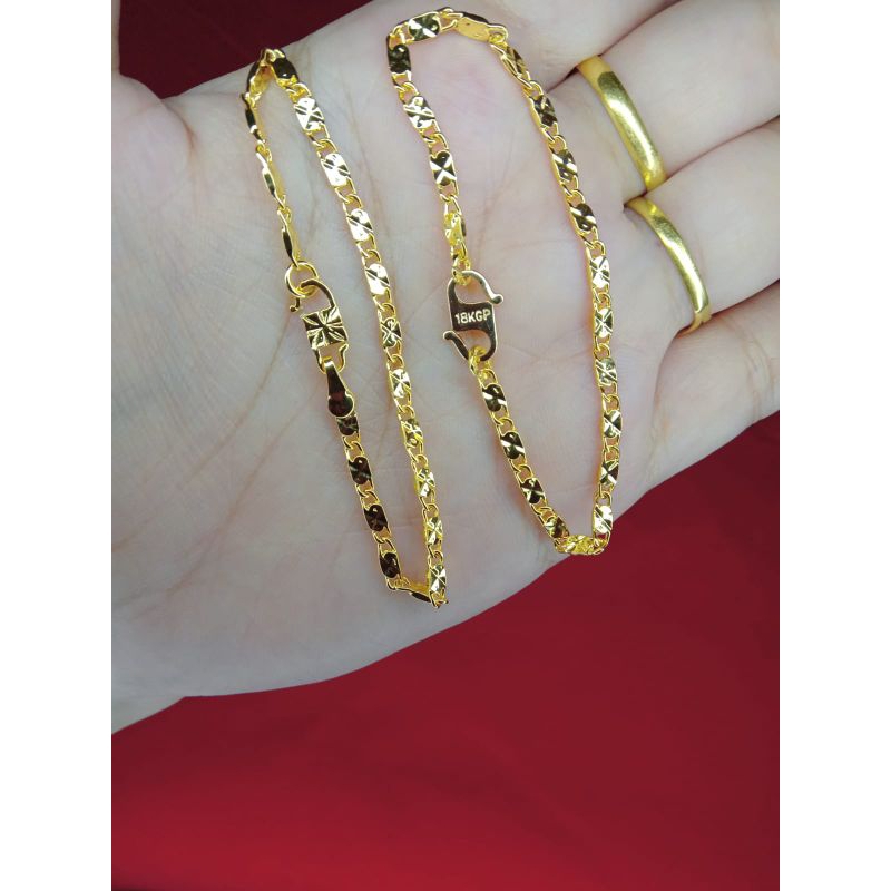 gelang tempe bayi dan anak lapis emas 24k