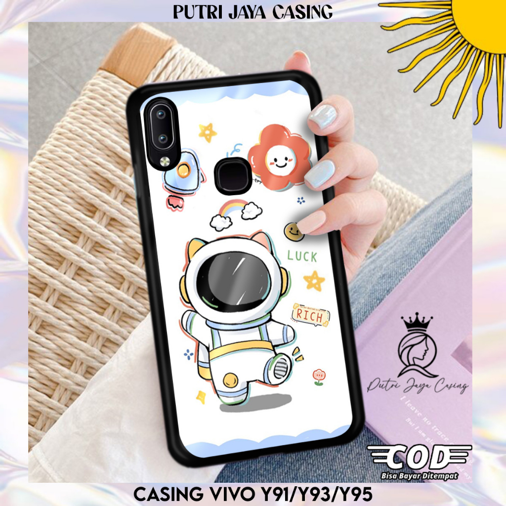 Case Hp Vivo Y91 Y93 Y95 casing Vivo Y91 Y93 Y95 Motif ASTROCUTE03 Casing Terbaru Case Karakter Lucu