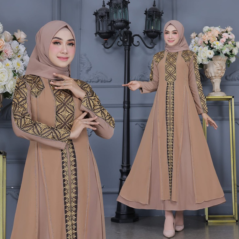 HOLICSUSAN / COD/ ABAYA TURKEY HANA MEWAH / GAMIS MEWAH ABAYA TURKEY / GAMIS MEWAH MOTE SWAROWSKY DAN BORDIRAN / BAHAN JERSEY MIX CERUTY / BY SHEREEN ABAYA DAN HOLICSUSAN