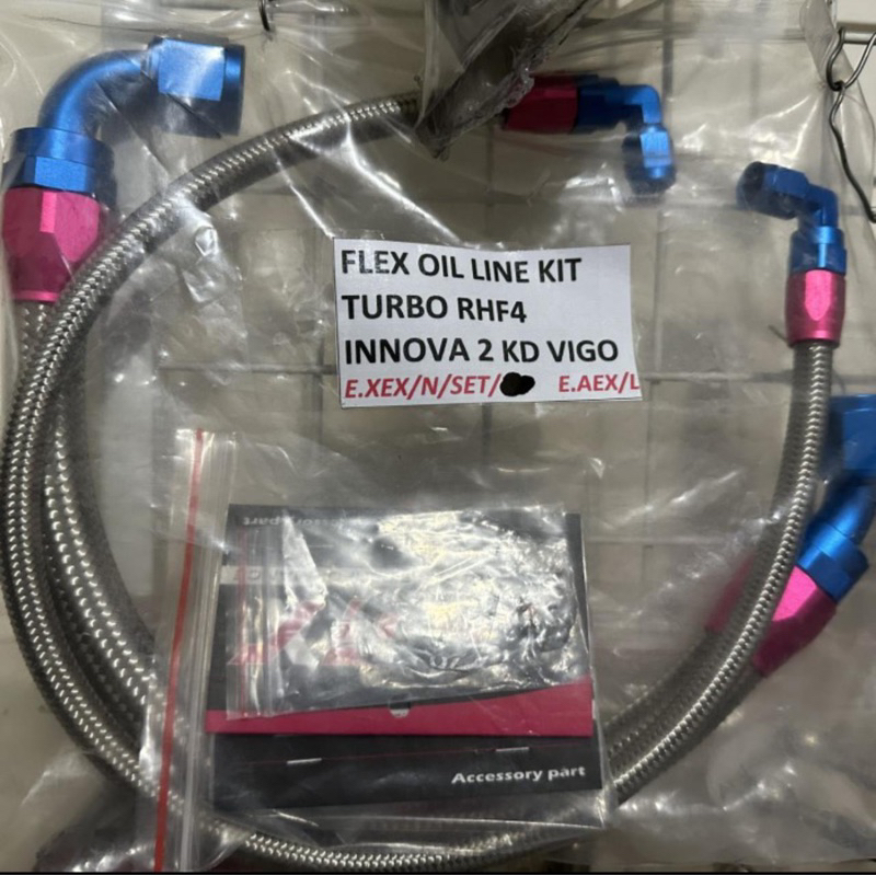FLEX OIL LINE KIT TURBO SELANG OLI TURBO 2 KD