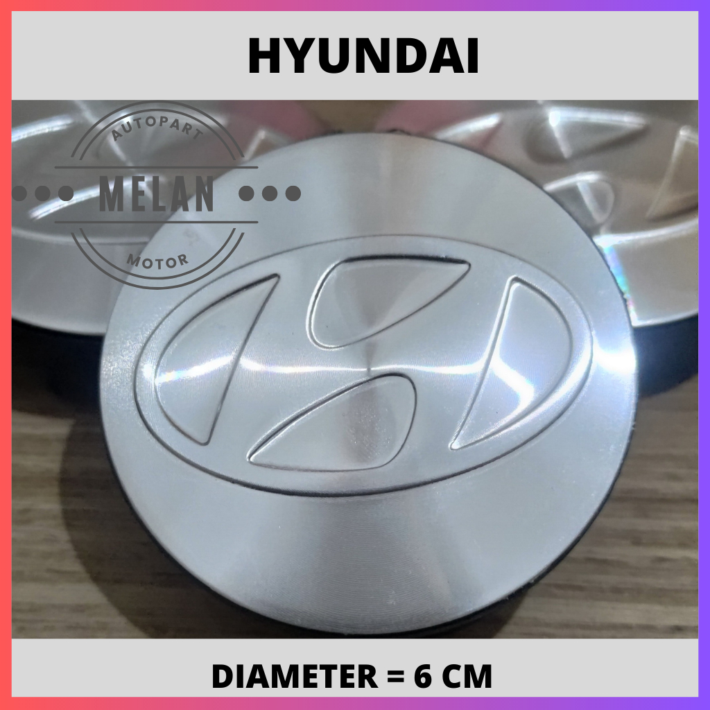 Dop Roda atau Tutup Velg Hyundai H1 All New Tucson Diameter 6 CM
