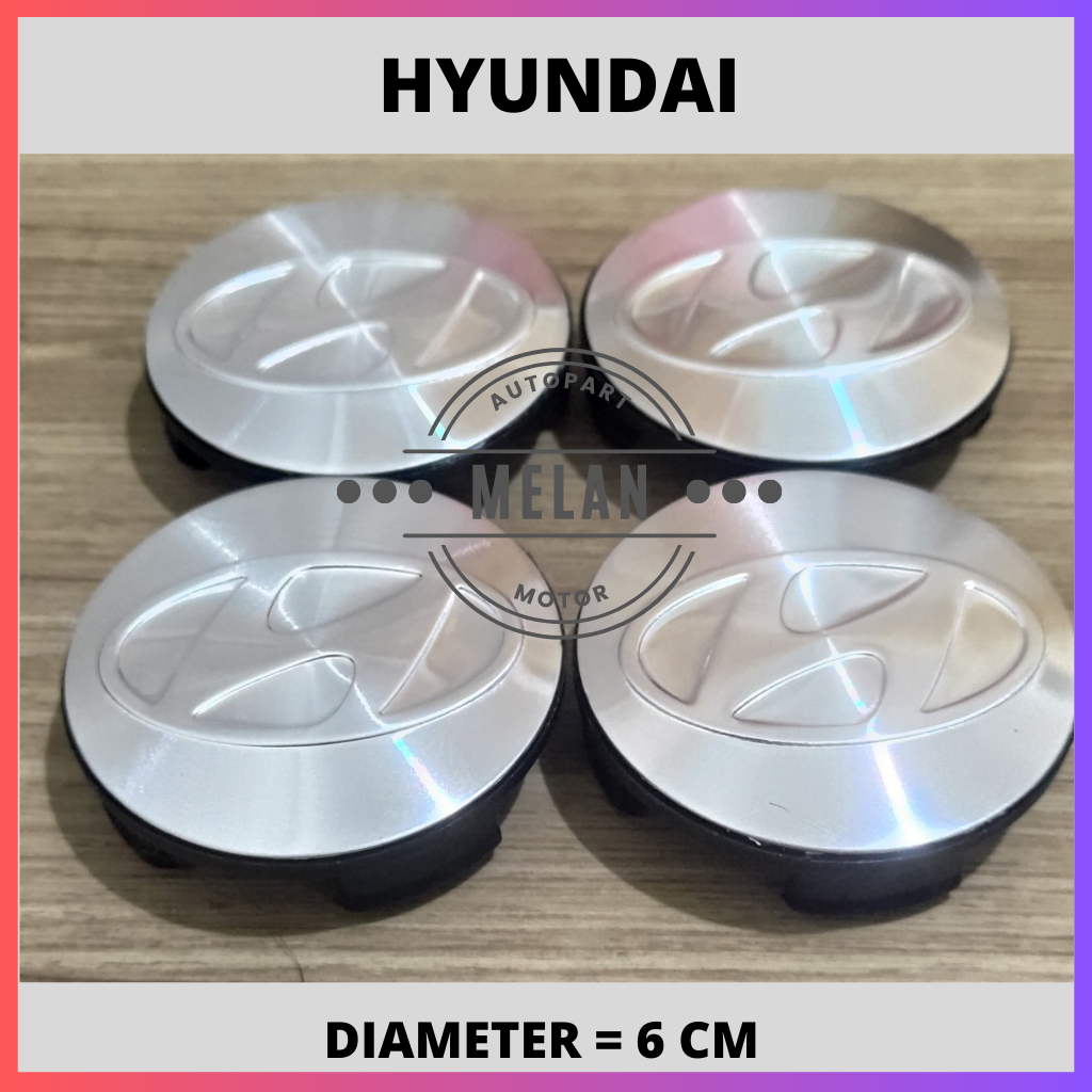 Dop Roda atau Tutup Velg Hyundai H1 All New Tucson Diameter 6 CM